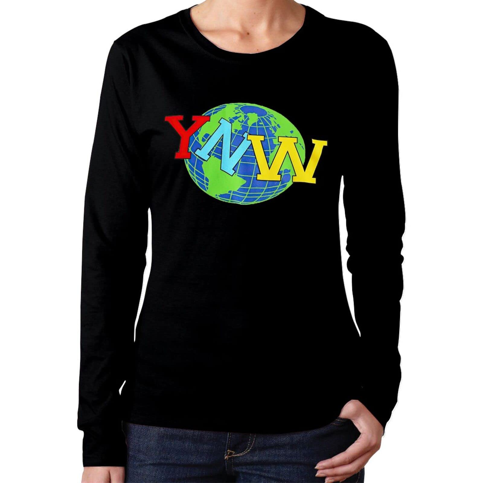 Women's Long Sleeve Workout T-Shirt - Breathable Gym Tee for Yoga, Running & Fitness - All Season Comfort - Black (Perfect for Workouts, Casual Wear & Outdoor Activities)