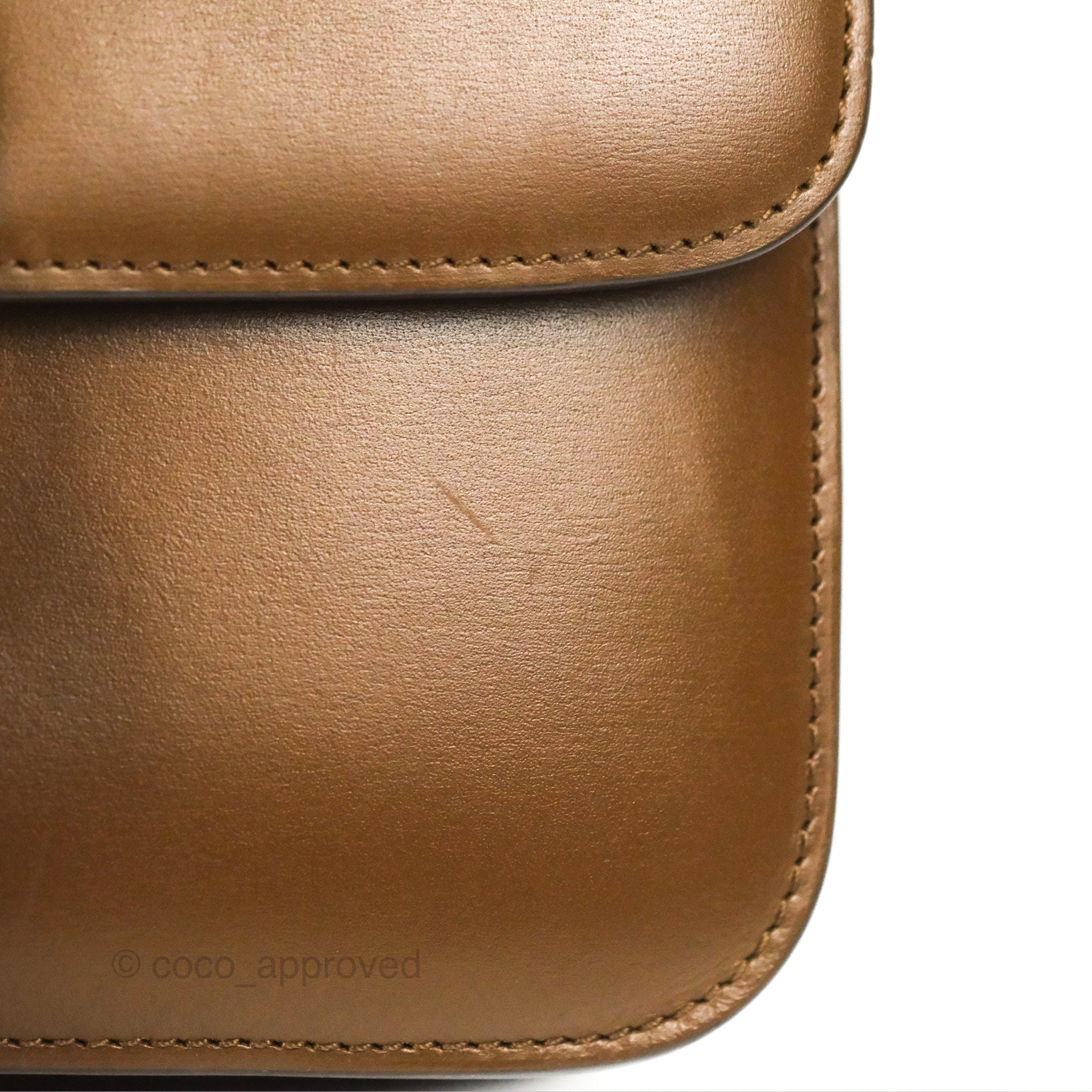 Celine Teen Classic Box Bag in Caramel Box Calfskin Leather - Stylish Crossbody Purse for Women, Perfect for Work, Travel & Everyday Use