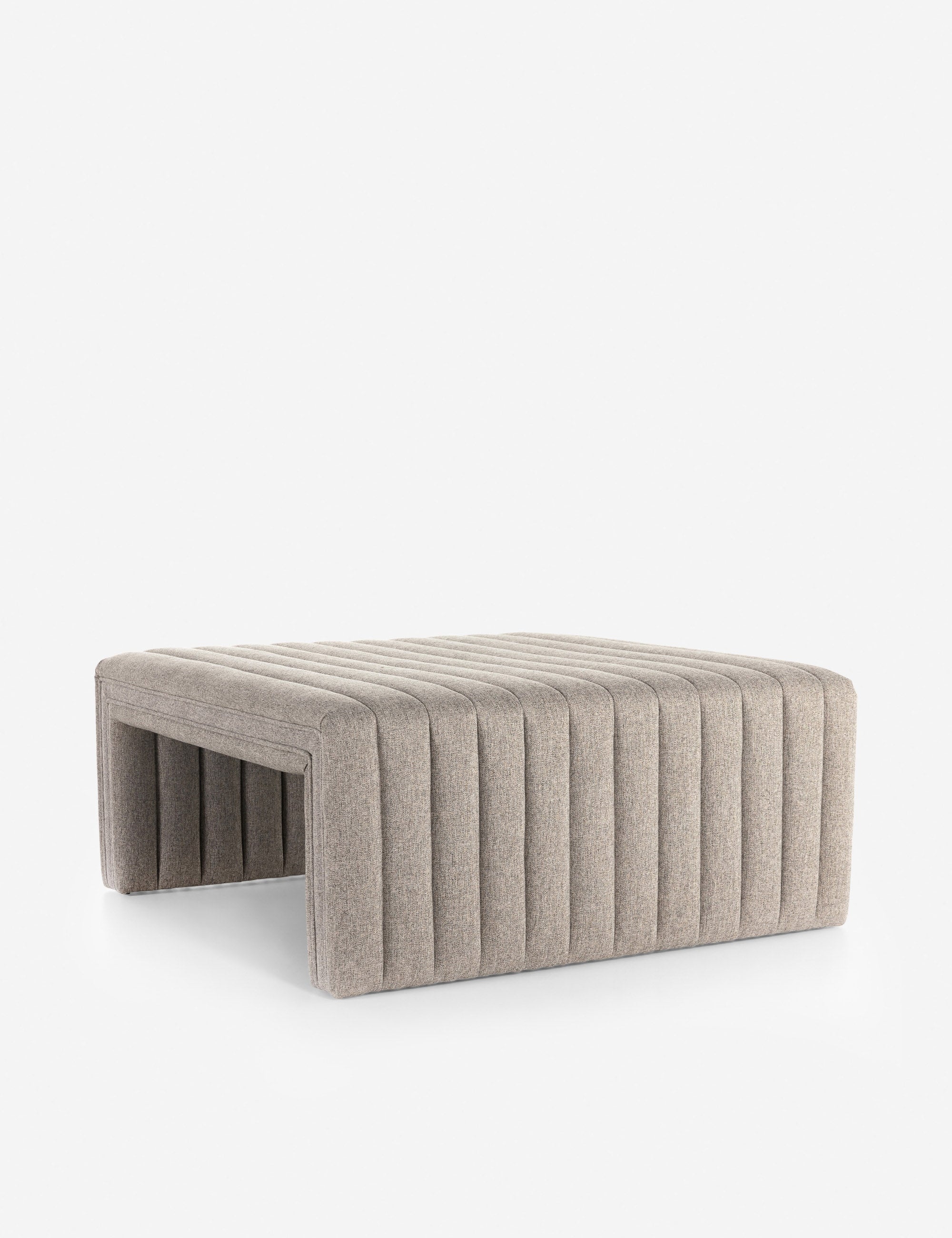 Gavin Square Ottoman Stool - Modern Storage Footrest with Removable Cushion - Perfect for Living Room, Bedroom & Home Decor