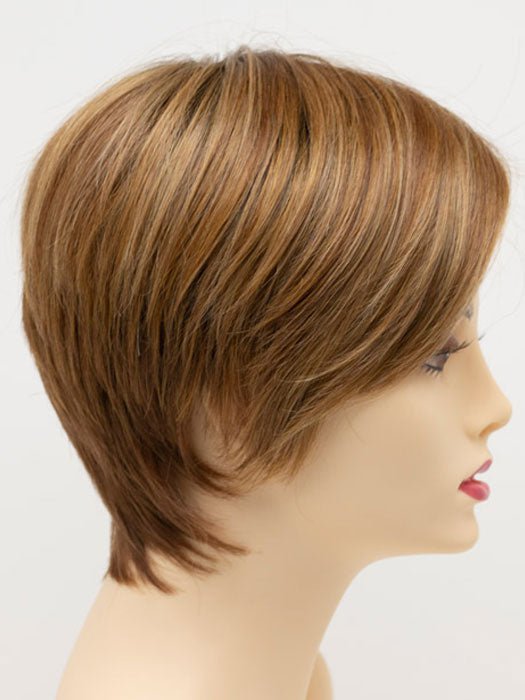 Billie Human Hair & Synthetic Hair Blend Mono Top Wig - Natural Look & Comfort for Daily Wear, Cosplay, and Special Occasions