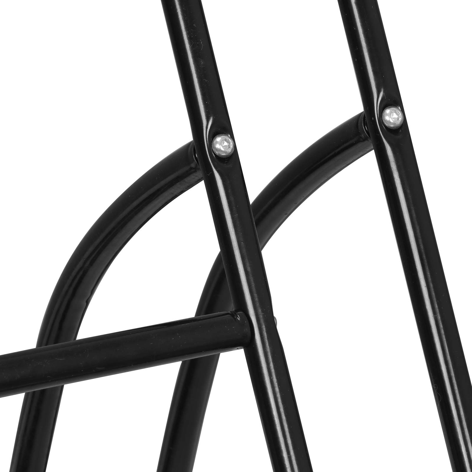 Heavy Duty 2-Bike Floor Stand - Indoor & Outdoor Bicycle Parking Rack for Garage Storage | Perfect for Home, Apartment & Backyard Bike Organization