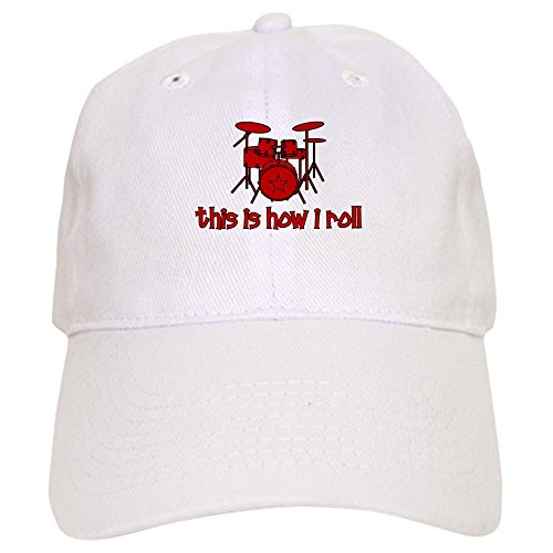 White - This is How I Roll Drums Cap