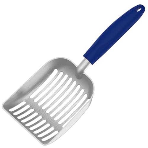 Flat Aluminum-Blue Handle