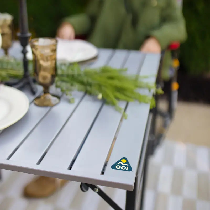 Slim Fold Table XL™ - Portable Folding Table for Camping, Picnics & Small Spaces | Lightweight, Durable & Easy to Store | Perfect for Outdoor, Home & Office Use
