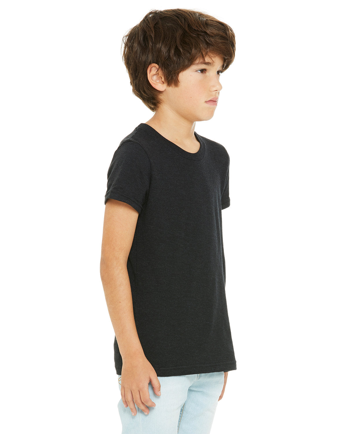 Bella + Canvas 3001YCV Youth CVC Jersey T-Shirt | Soft Cotton Blend Short Sleeve Tee for Kids | Perfect for School, Sports & Everyday Wear
