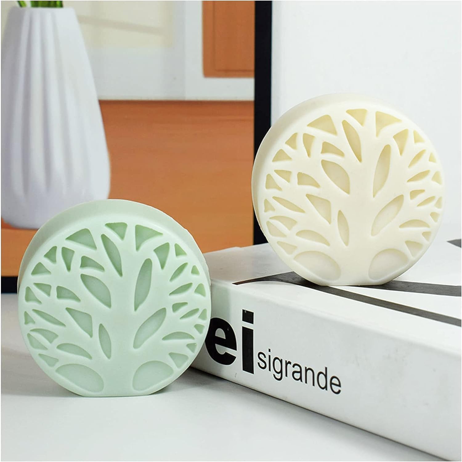 Tree of Life Candle Silicone Molds - 3D DIY Candle Making Kit for Aromatherapy, Handmade Soap & Wax Melts - Resin Soap Mold for Home Decor, Gifts & Crafting - Perfect for Relaxation, Spa & Meditation Spaces