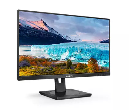 Philips 242S1AE 23.8 Inch Full HD 1080P IPS Monitor with 75Hz Refresh Rate - Ideal for Home Office, Gaming, and Entertainment