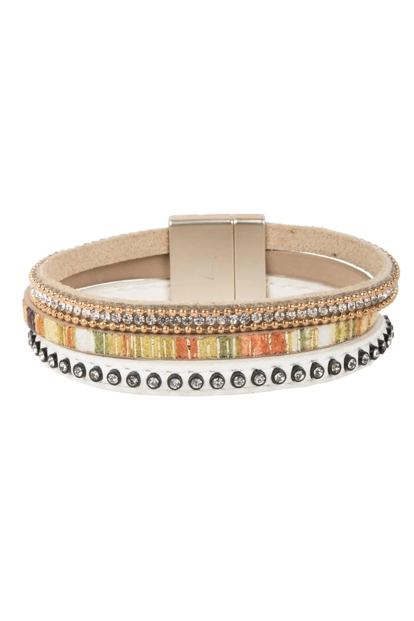 Gemma Leather Bracelet for Women - Handmade Genuine Leather Wristband with Adjustable Knot - Boho Chic Jewelry Gift for Everyday Wear & Special Occasions