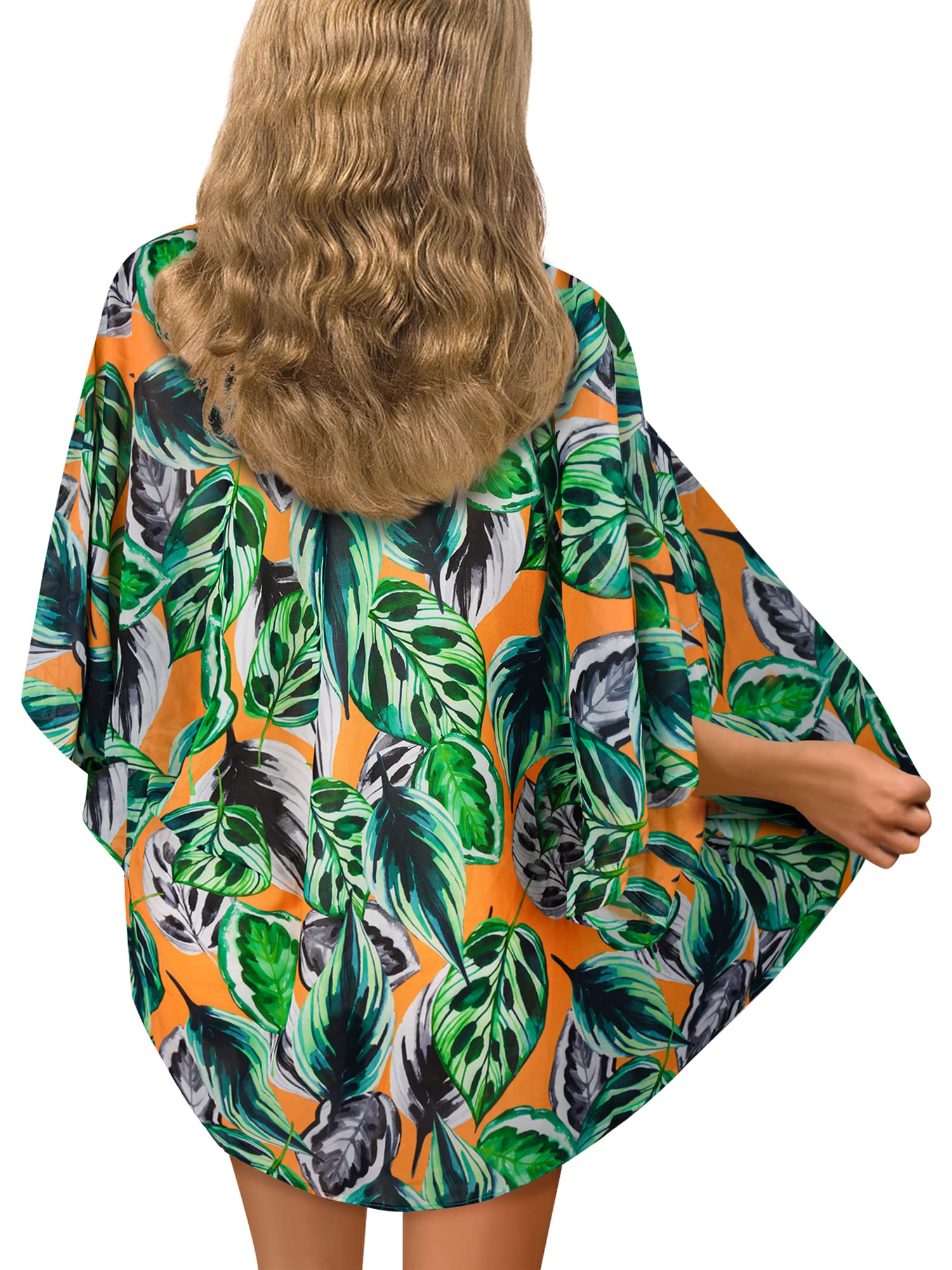 Lightweight Women's Summer Kimono Cardigan - Chiffon Loose Beach Cover Up Tops for Women - Boho Chic Loungewear for Beach, Pool, and Vacation Outfits