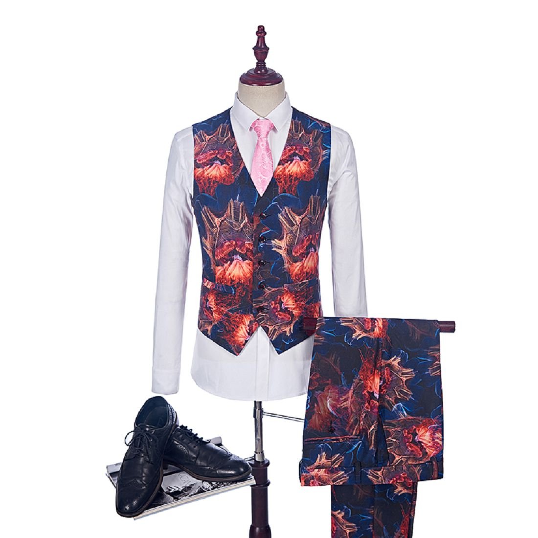 Custom Made Prom Suits for Men 2023 - Groom Tuxedos & Wedding Suits 3-Piece Set (AB004) - Perfect for Prom, Weddings & Formal Events