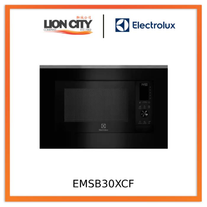 Electrolux EMSB30XCF 60cm Built-In Combination Microwave Oven with 30L Capacity - UltimateTaste 900 Series for Modern Kitchens | Perfect for Baking, Grilling & Quick Meals