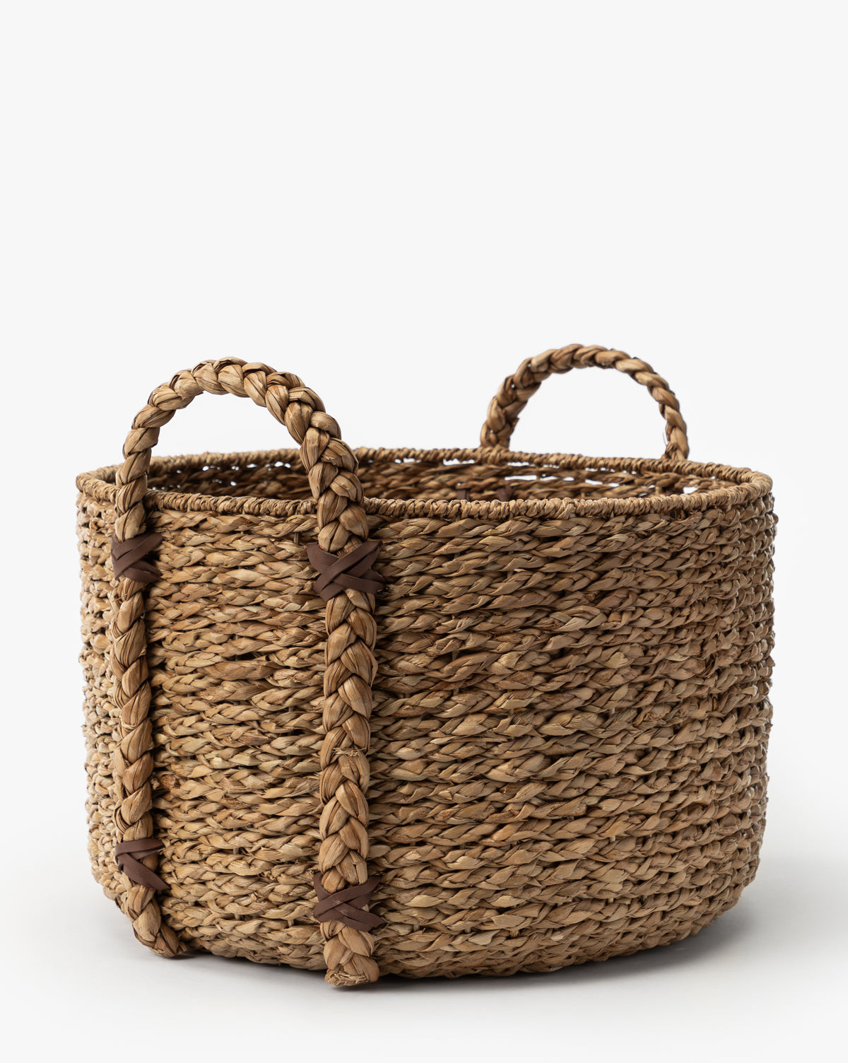 Salter Woven Basket - Natural Rattan Storage Basket for Home Organization | Perfect for Laundry, Toys, Blankets & Closet Storage
