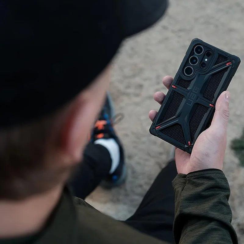 UAG Monarch Kevlar Rugged Case for Samsung Galaxy S23 Ultra - Heavy Duty Protection for Outdoor, Work & Extreme Sports