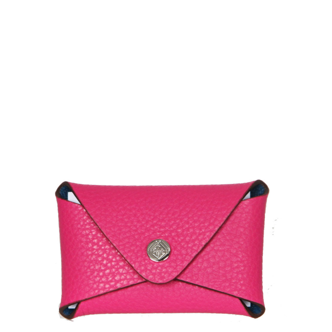 Elegant Origami Card Holder in Fuchsia - Slim RFID Blocking Wallet for Credit Cards & IDs - Perfect for Travel, Business, and Everyday Use