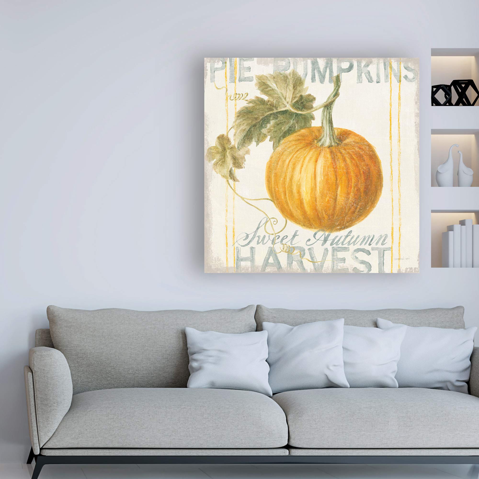 Danhui NAI Floursack Autumn VI - 18x18 Fine Art Print for Home & Office Decor | Autumn Landscape Wall Art for Living Room, Bedroom & Office