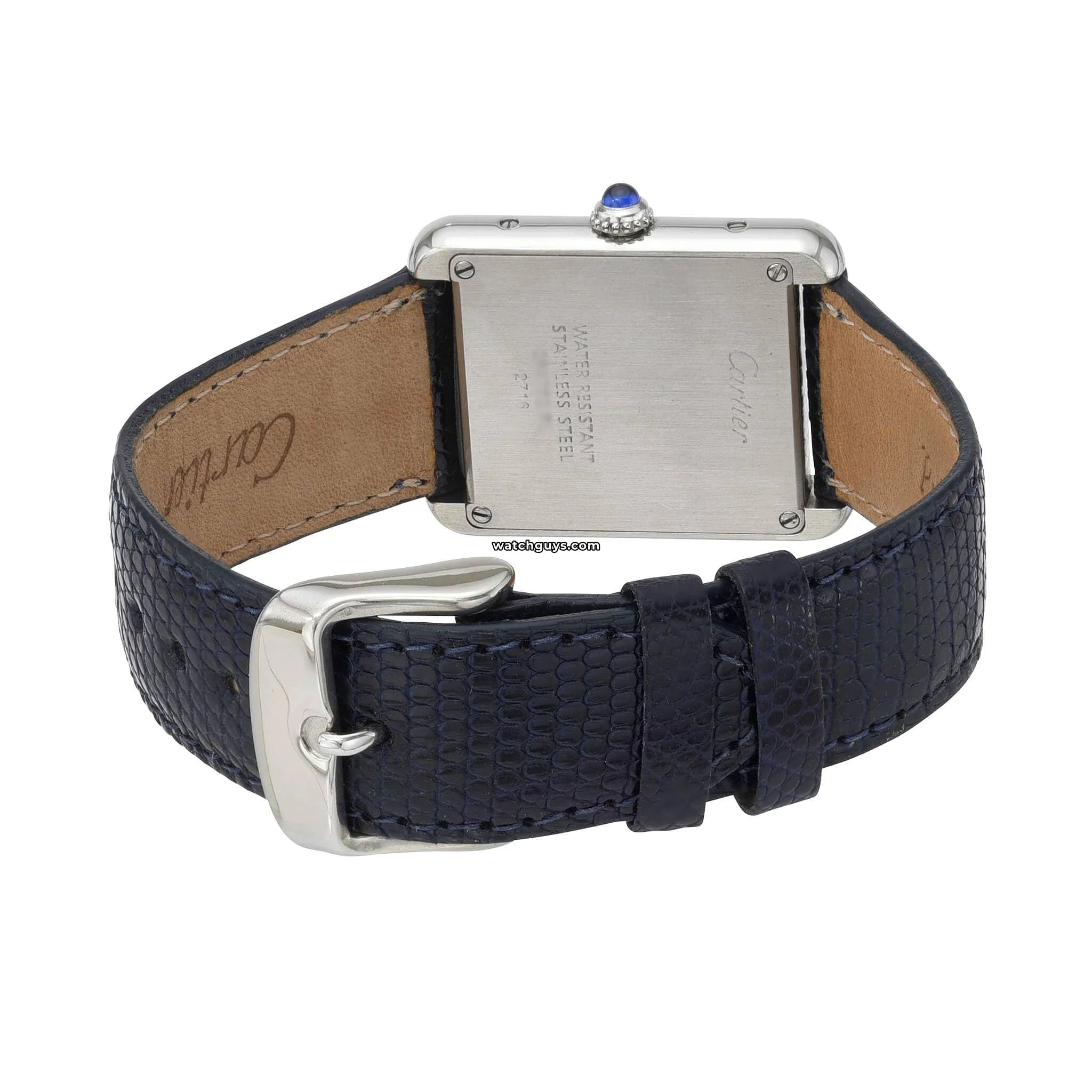 Cartier Tank Solo Small W1018255 - Luxury Swiss Watch for Women, Stainless Steel Case & Leather Strap - Perfect for Business, Formal Events & Everyday Wear