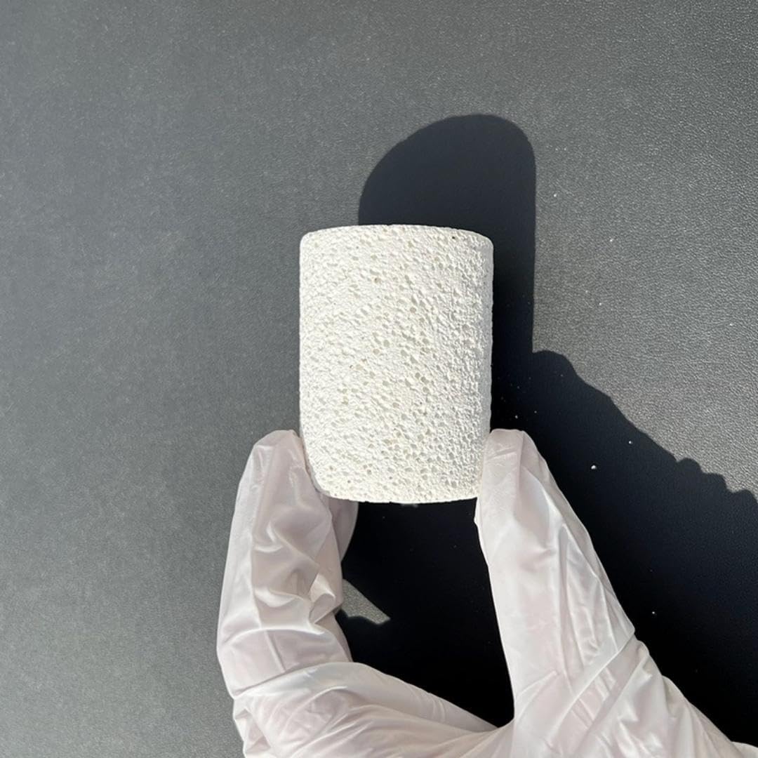 High Temperature Quartz Tube Plug - 90mm x 65mm Corundum Furnace Plug for Laboratory & Industrial Use (OD: 100mm) - Perfect for Heat Insulation in Kilns, Furnaces & High-Temp Experiments