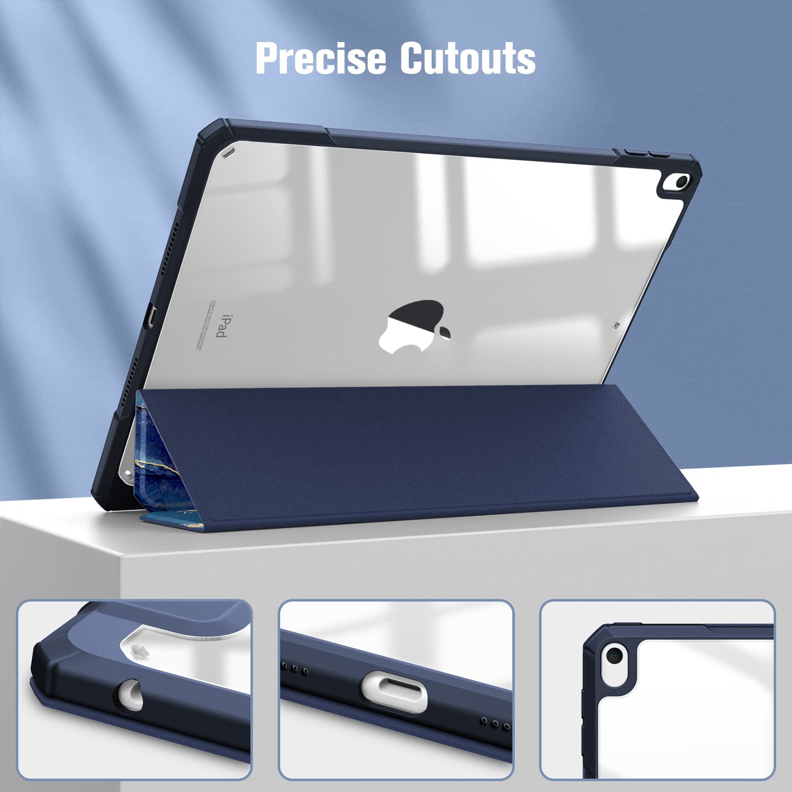 Fintie Hybrid Slim Shockproof Case for iPad Air 3 (2019) & iPad Pro 10.5