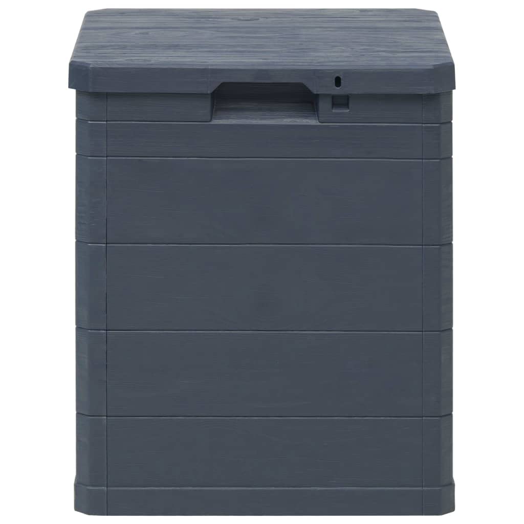 Weather-Resistant Garden Storage Box with Lid - 23.8 Gal Anthracite Outdoor Organizer for Yard Tools, Pool Accessories, Cushions & Pillows | Perfect for Patio, Deck, and Backyard Storage