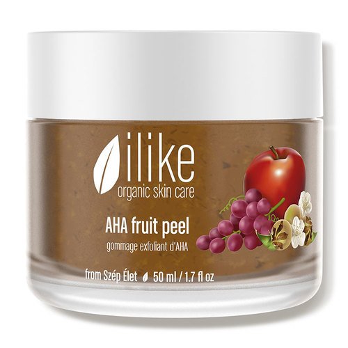 AHA Fruit Peel Exfoliating Face Mask - 1.7 fl oz for Glowing Skin | Brightening & Anti-Aging Treatment | Perfect for Night Routine & Spa Days