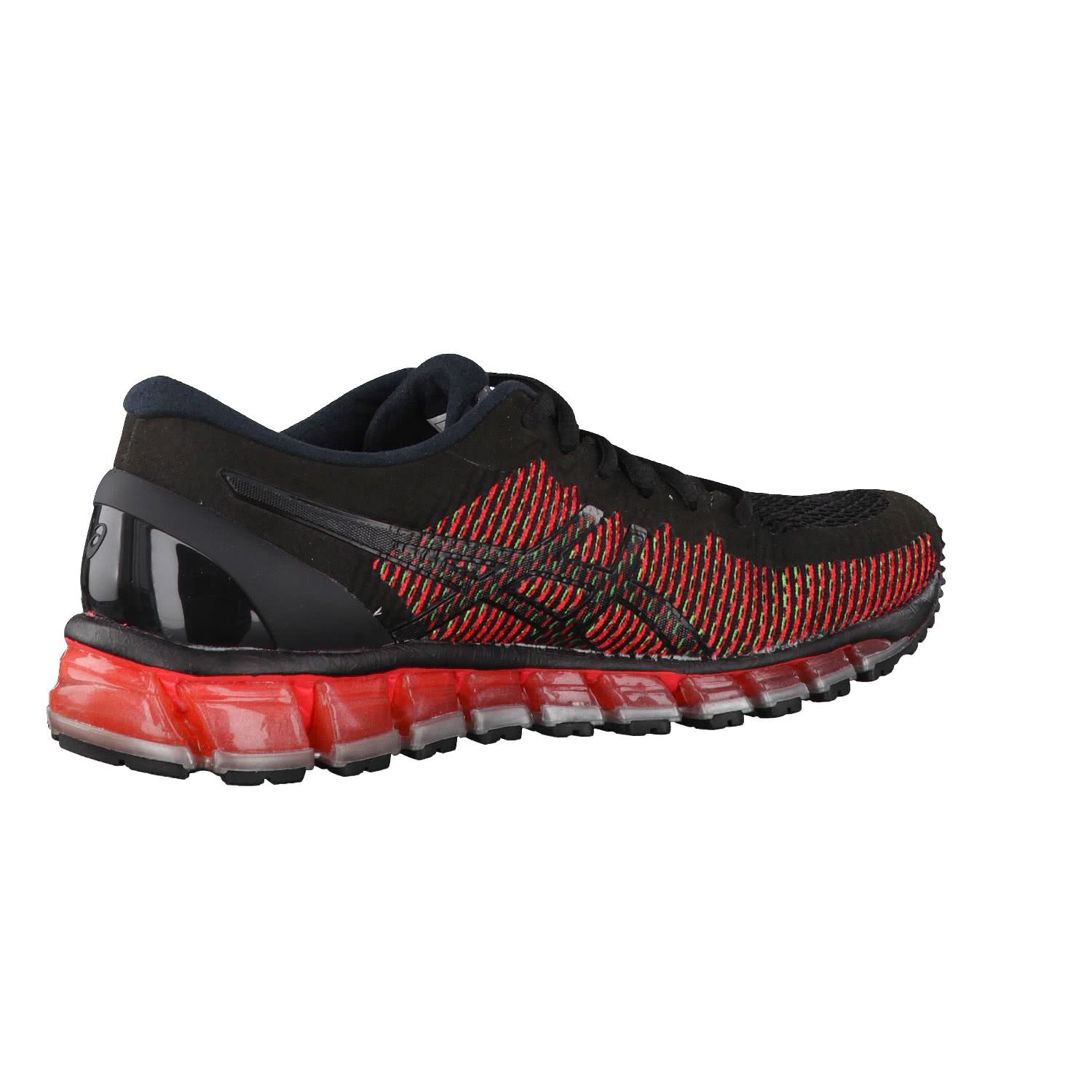 ASICS Women's Gel Quantum 360 2 Running Shoes - Black/Green Gecko 9001 - Size 6.5 - Lightweight Cushioned Sneakers for Jogging, Gym Workouts & Daily Walking