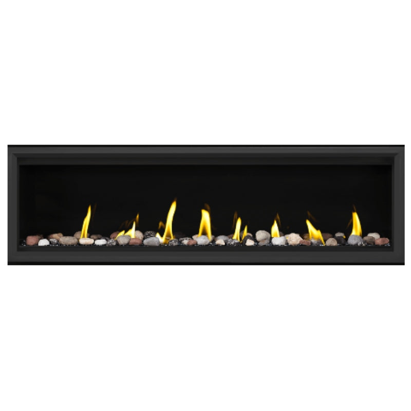 Napoleon Vector 62 Linear Direct Vent Gas Fireplace - LV62N | Modern Indoor Heating Solution for Living Rooms & Bedrooms | Energy Efficient & Stylish Home Decor