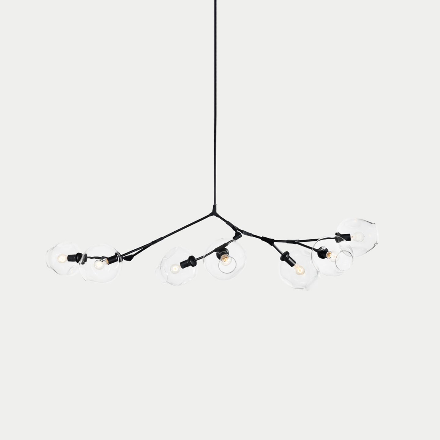 Modern Bifurcation Bubble Chandeliers - Elegant Crystal Glass Ceiling Light Fixture for Dining Room, Living Room & Bedroom Decor