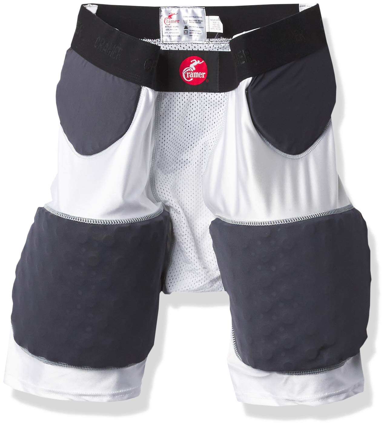Cramer Hurricane 5 Pad Football Girdle with Thigh, Hip & Tailbone Pads - Breathable Protective Football Gear with Foam Padding for Extra Safety | Ideal for Football Practice, Games & Training Sessions