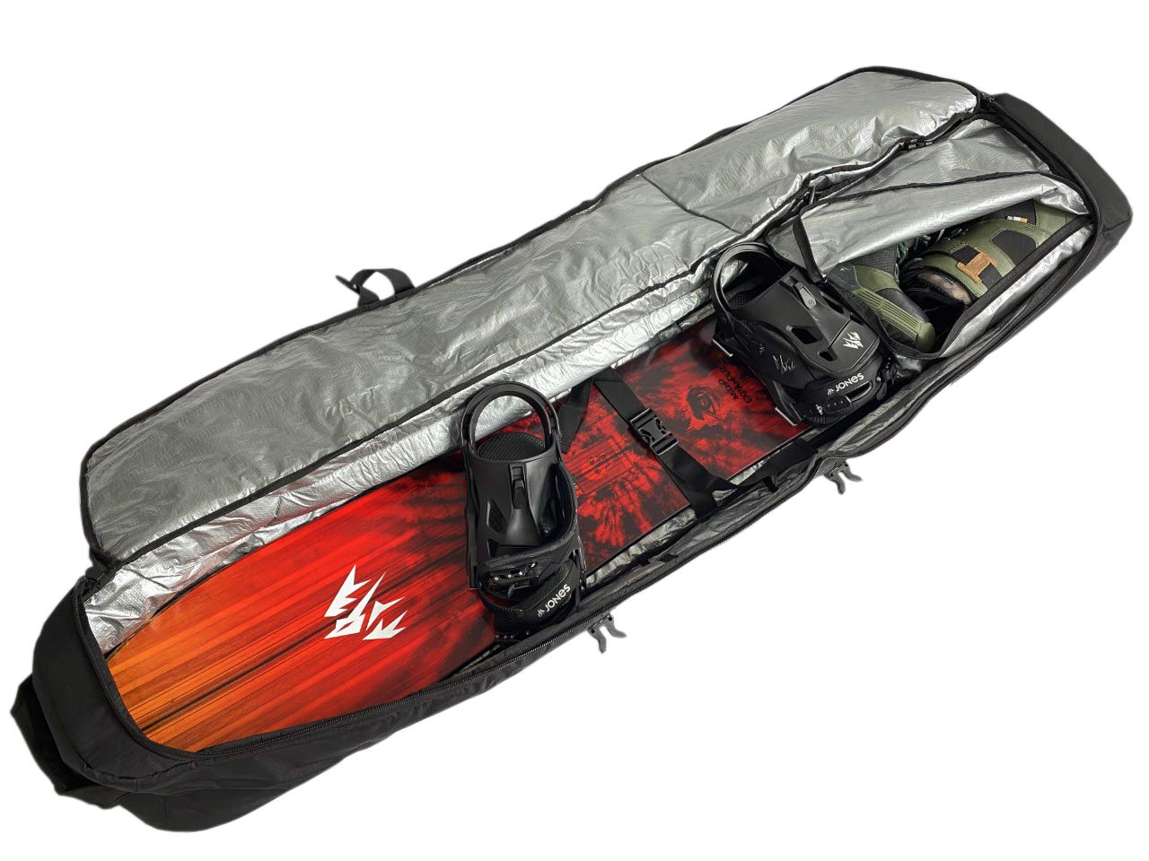 Premium Double Wheeled Padded Snowboard Travel Bag - Heavy Duty Waterproof Snowboard Case for Airplane & Car Transport - Perfect for Winter Sports & Mountain Vacations