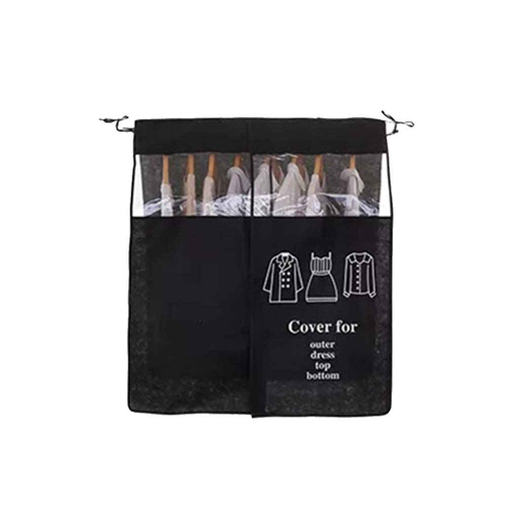 iFundom Clear Hanging Garment Bags for Clothes Storage - 43.7