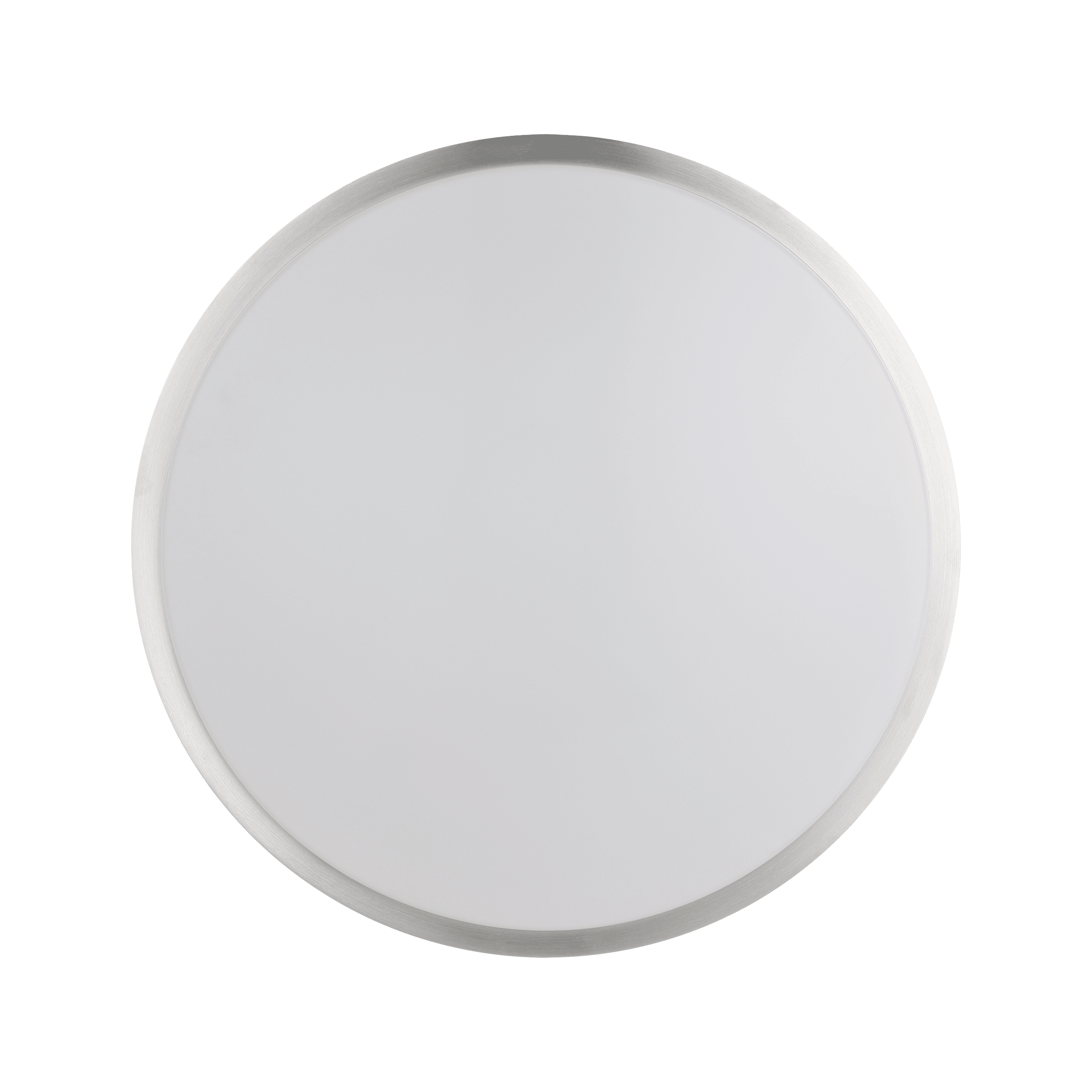 Eglo Competa 1 Nickel Round LED Flush Mount Ceiling Light Fixture 43cm - Modern Lighting for Bedroom, Kitchen, Hallway & Office