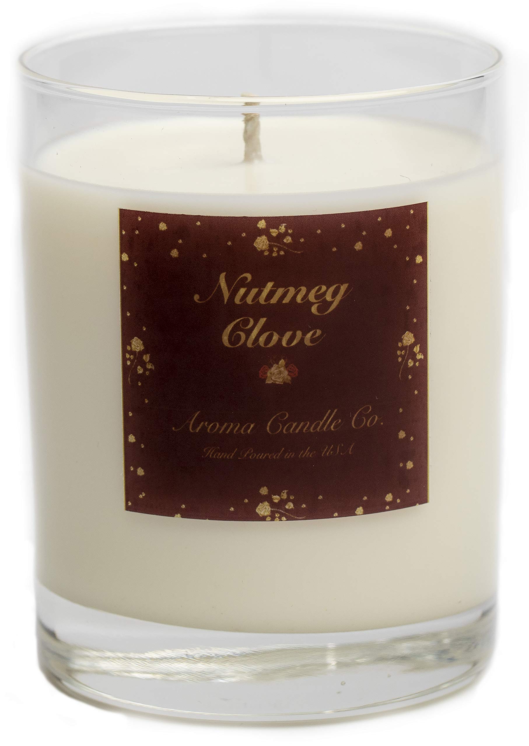 Premium Scented Candles for Home - 100% Soy Wax Aromatherapy Candles with Pure Nutmeg & Clove Essential Oils | Hand-Poured in USA | Perfect for Relaxation, Meditation & Creating Cozy Atmosphere