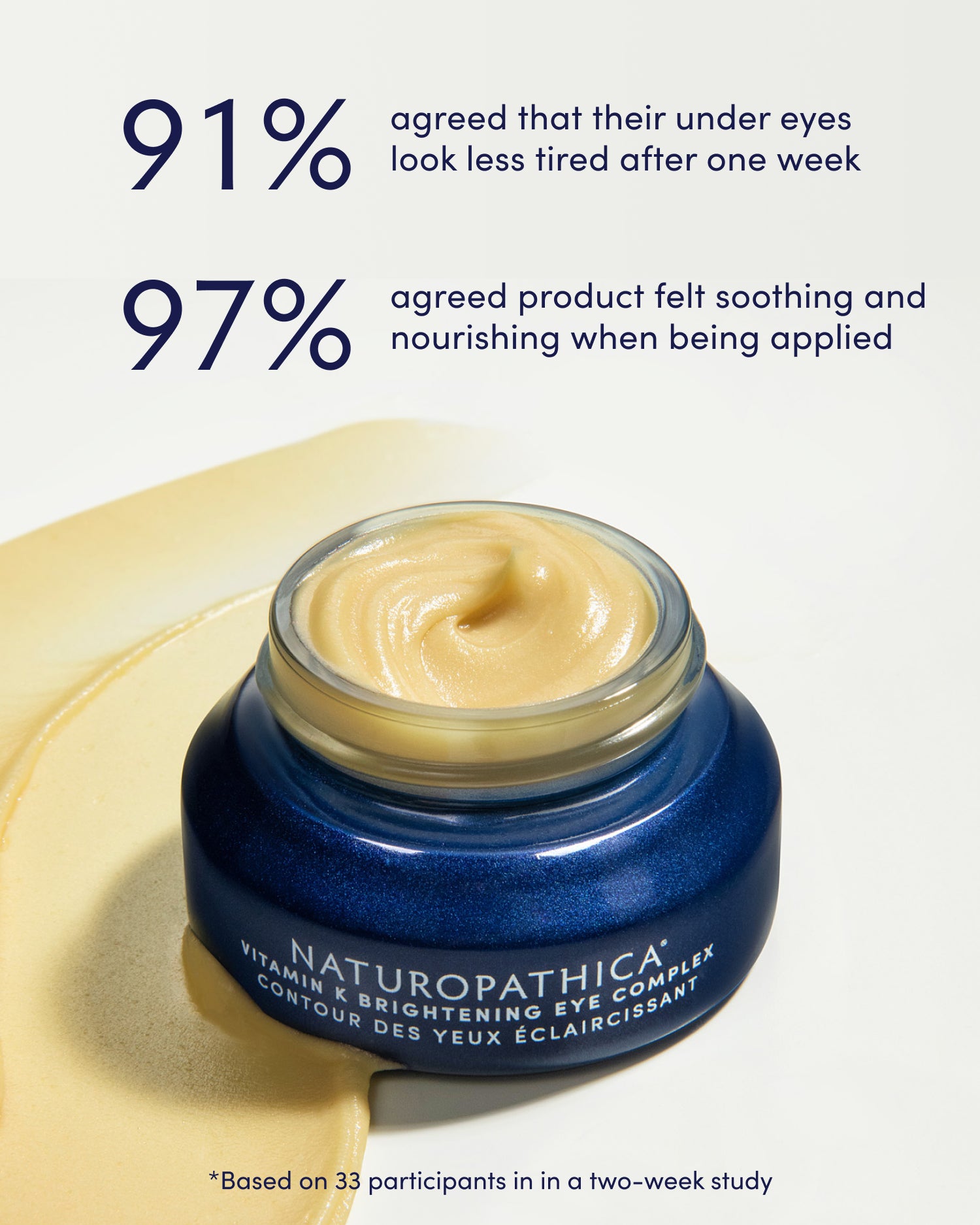 Vitamin K Brightening Eye Complex for Dark Circles & Puffiness - Under Eye Treatment Cream for Brighter, Youthful Eyes - Perfect for Nighttime Skincare Routine & Morning Refresh