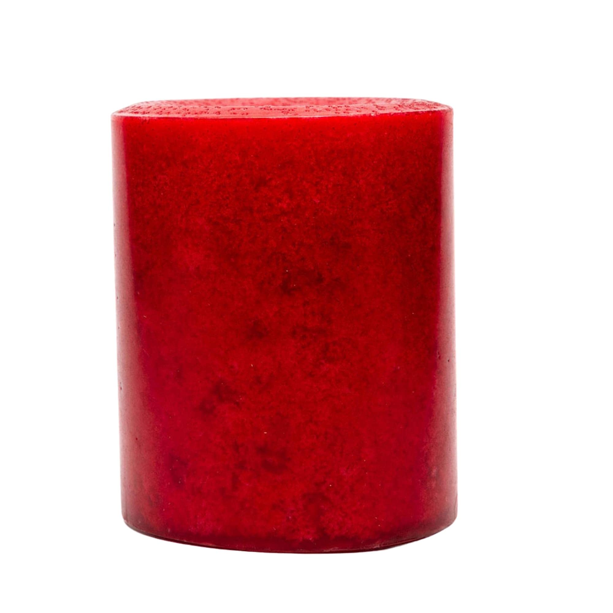 Kindred Essence Handmade Scented Pillar Candles - Christmas Wreath Fragrance (3x3.75 Inch) | Holiday Home Decor, Strong Aroma for Festive Ambiance, Gift Idea | Perfect for Christmas Decorations, Cozy Evenings & Holiday Gatherings