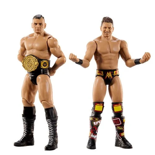 WWE Gunther vs The Miz Action Figure 2-Pack - Main Event Series Showdown Collectible Wrestling Toys for Kids & Adults - Perfect for Play Battles, Display Collections & WWE Fan Gifts