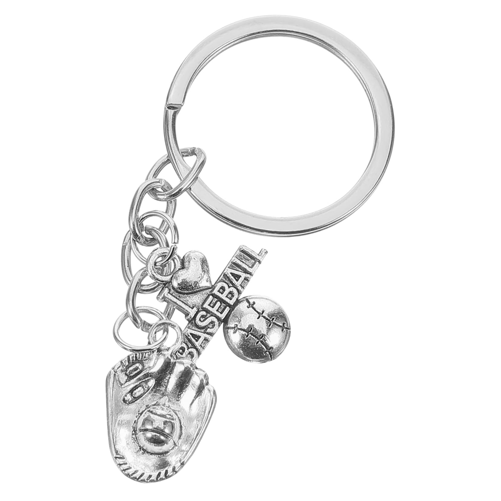 BESPORTBLE 5pcs Baseball Keychain Set - Cute Softball Key Rings for Women, Baseball Party Favors, Backpack Accessories & Bag Decor - Perfect for Baseball Fans, Gifts & Sports Events