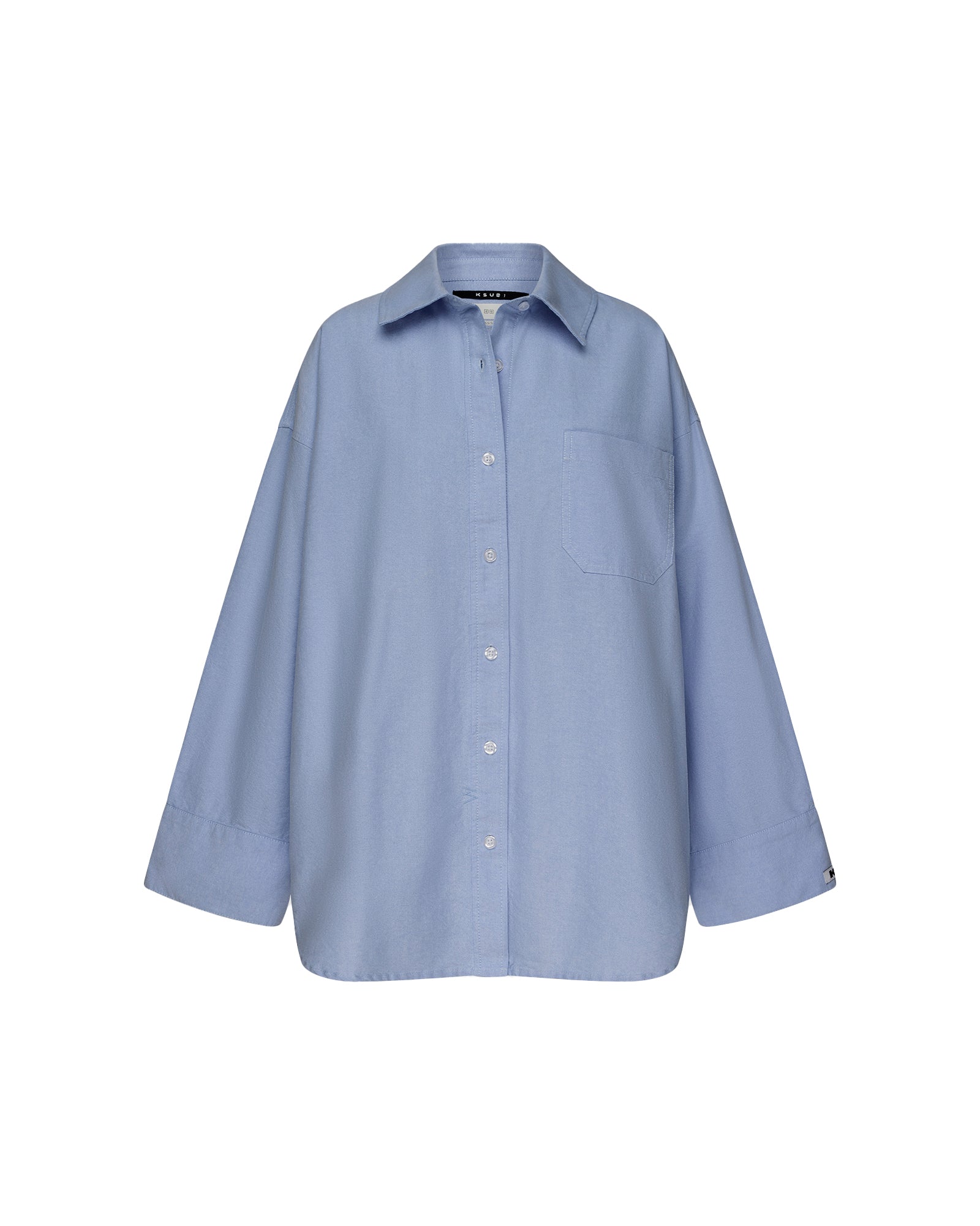 Astra LS Shirt - Blue Oxford Button-Down Casual Dress Shirt for Men | Office Wear, Business Casual & Everyday Outfits