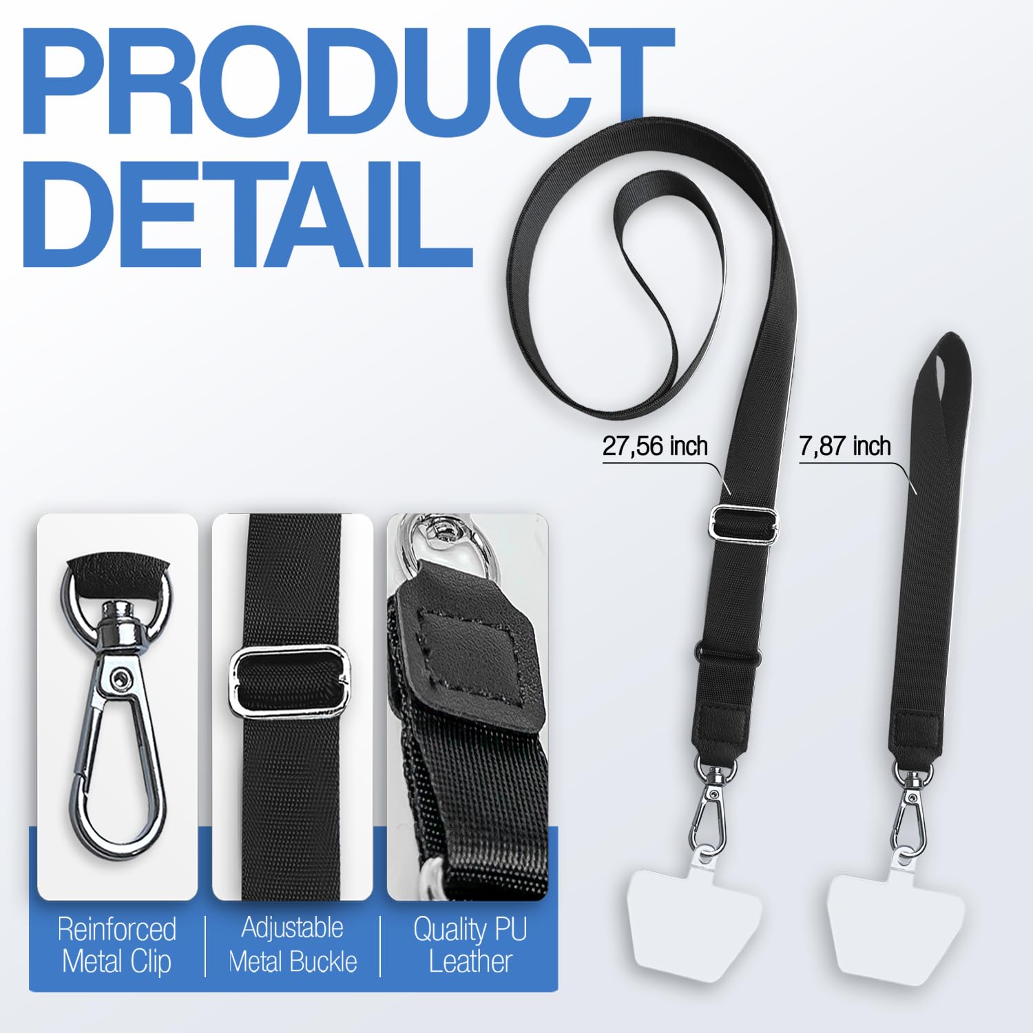 Crossbody Phone Lanyard with Neck & Wrist Straps - Travel Essentials for Women, Cruise Must Haves