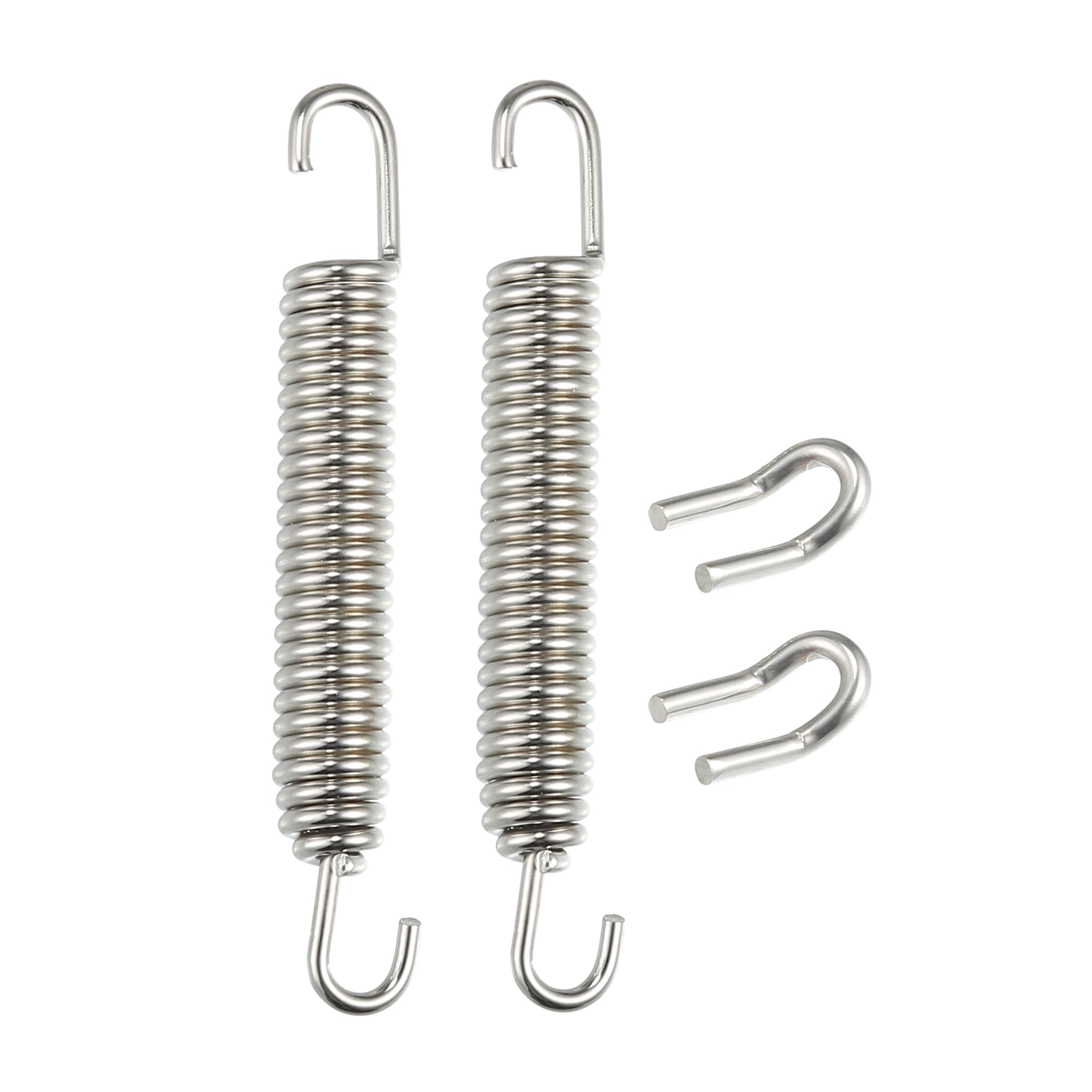 X AUTOHAUX 2-Pack Universal Motorcycle Exhaust Pipe Springs - 80mm (3.15
