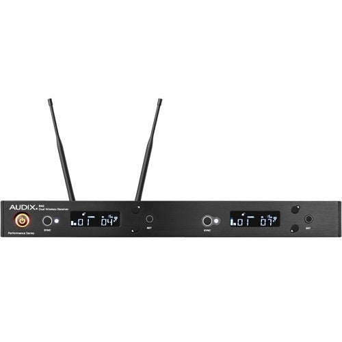 Audix AP61OM2L10 Wireless Microphone System with R61 64MHz Receiver, H60 Transmitter & OM2 Capsule - Ideal for Live Performances, Presentations, and Broadcasting