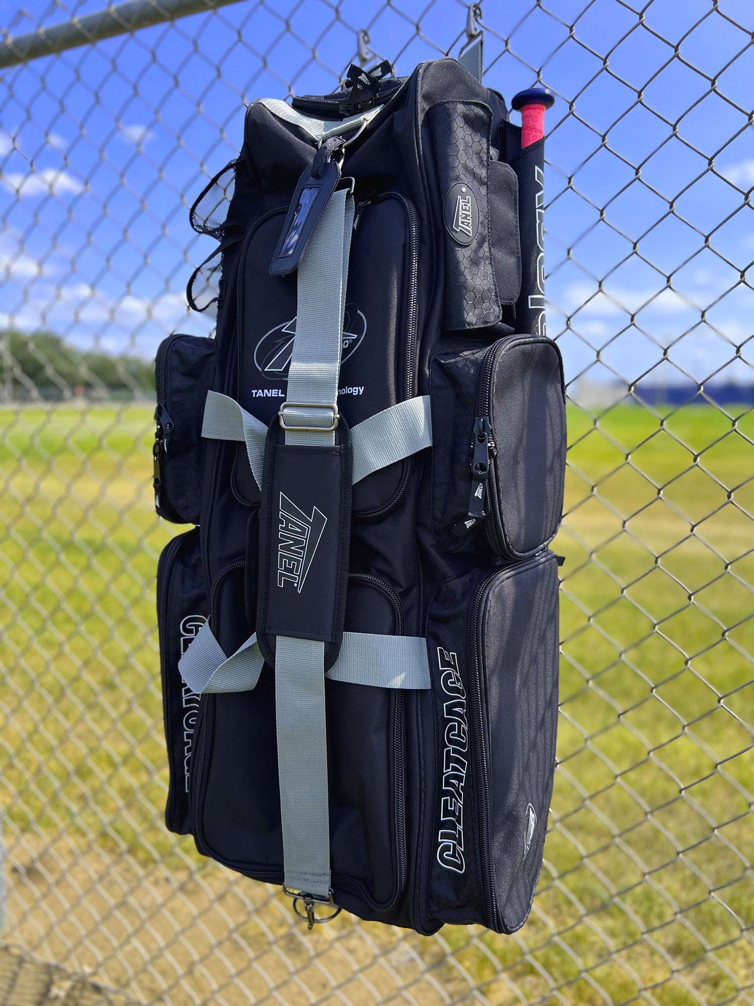 Rage Baseball Softball Equipment Wheel Bag - Durable Rolling Gear Bag for Baseball & Softball Players - Perfect for Travel, Practice & Games