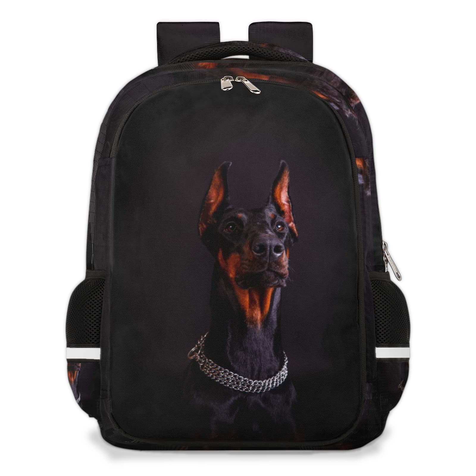 Doberman Dog Backpack - Lightweight Laptop Travel Bag for Hiking & Gym