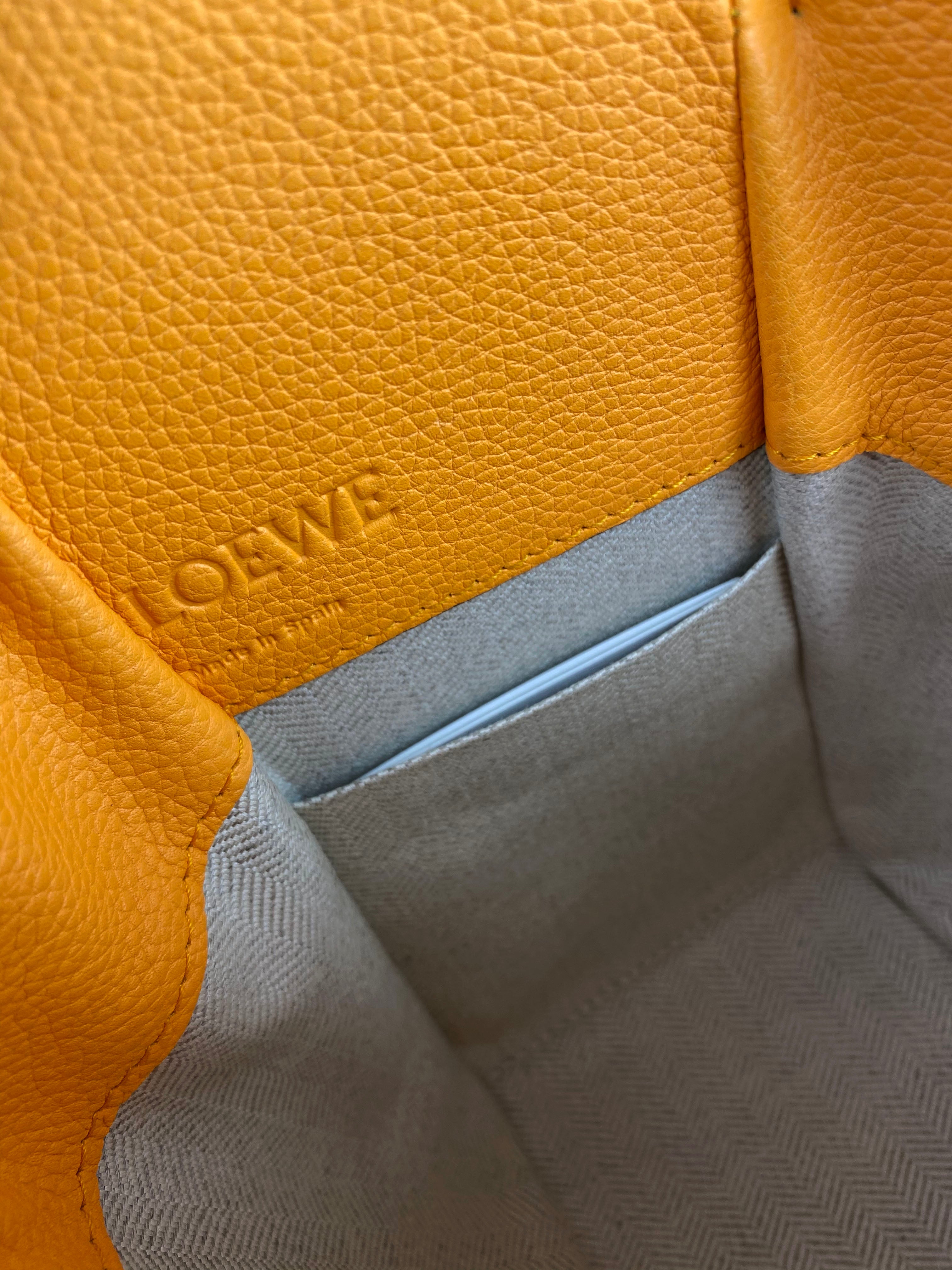 Loewe Orange Mini Hammock Bag - Stylish Crossbody Shoulder Bag for Women | Perfect for Travel, Shopping & Everyday Use