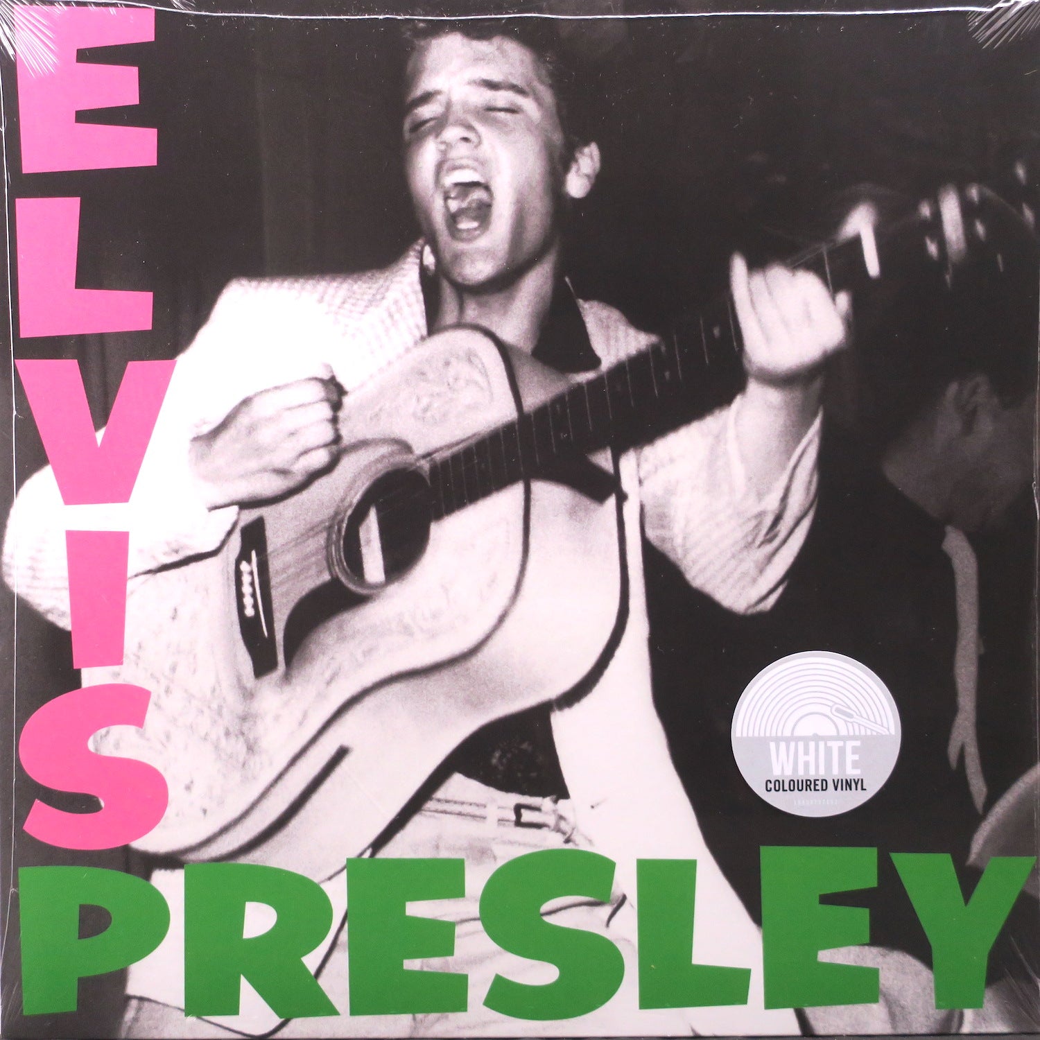 Elvis Presley Self-Titled White Vinyl LP Record - Classic Rock Music Collectible for Home Decor & Vinyl Enthusiasts