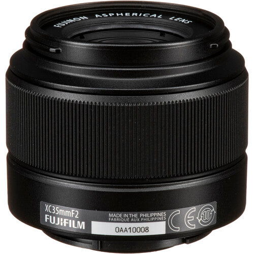 FUJIFILM XC 35mm f/2 Prime Lens for X-Mount Cameras - Black | Perfect for Portrait, Street & Low-Light Photography