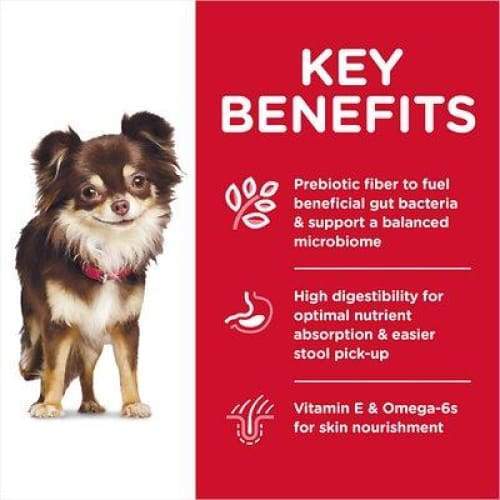 Hill's Science Diet Adult Sensitive Stomach & Skin Small Bites Dry Dog Food - Chicken Recipe, 4 lb Bag - Digestive Care & Skin Health for Small Breed Dogs - Perfect for Indoor Pets with Food Sensitivities
