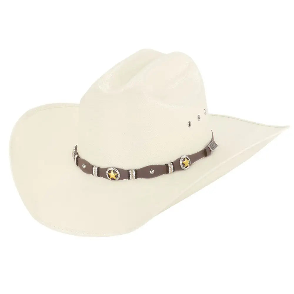 Larry Mahan's Oplin 4 1/2 Size 10X Straw Cowboy Hat - Western Rodeo Riding & Outdoor Sun Protection