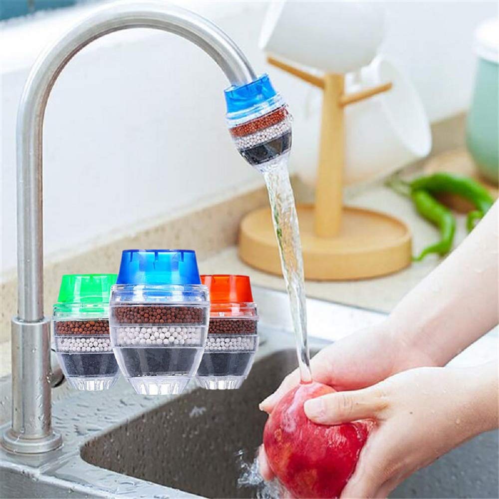 VARWANEO Multilayer ABS Kitchen Faucet Filter Head - High Pressure Sink Aerator Sprayer with Water Filtration for Clean Drinking & Washing - Perfect for Home, RV, and Outdoor Use