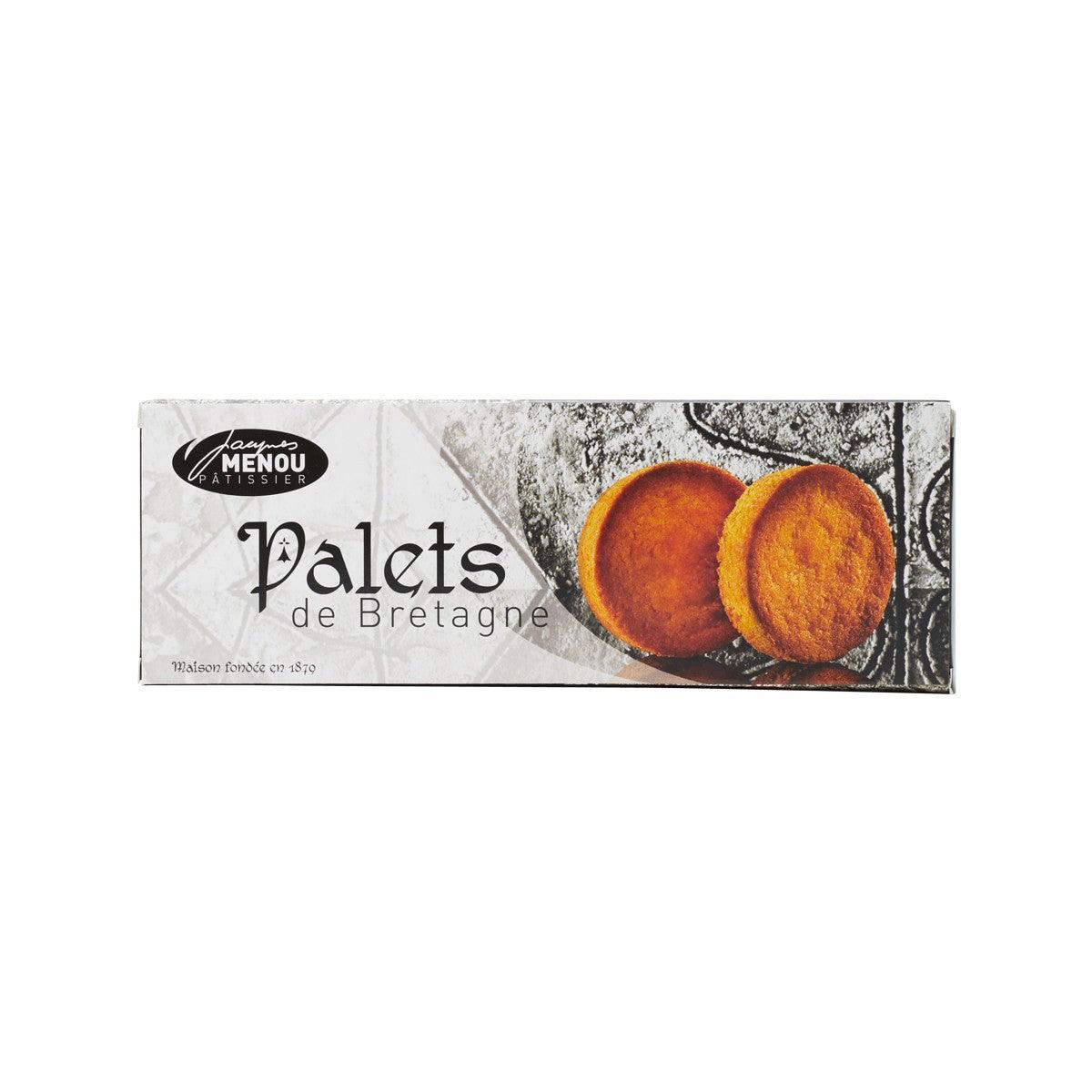 BISCUITERIE MENOU Palets Butter Biscuits - Authentic French Butter Cookies (120g) - Perfect for Tea Time, Gifts & Dessert Platters