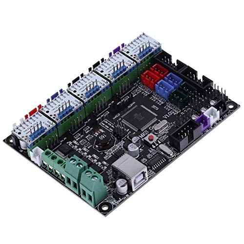 MKS Gen V1.0 3D Printer Control Board with 5x TMC2130 V1.1 Stepper Motor Drivers - Compatible with Ramps 1.4 for DIY 3D Printing, CNC Machines & Robotics Projects